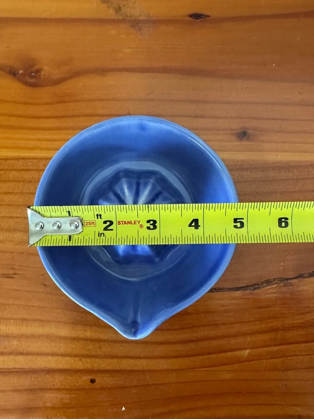 Anthropologie Ceramic Citrus Reamer in Periwinkle Blue